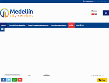 Tablet Screenshot of medellincityservices.com